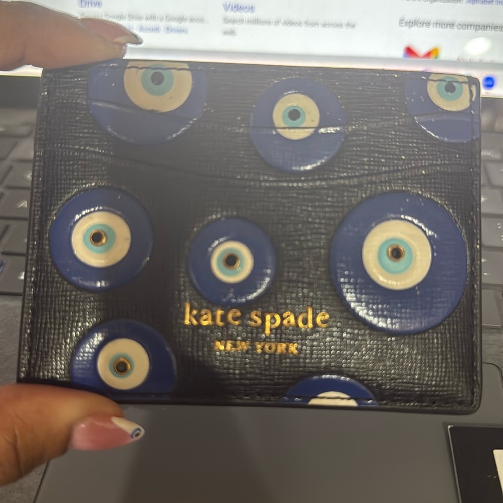 Kate Spade Good Luck Dot Morgan Card Case NEW